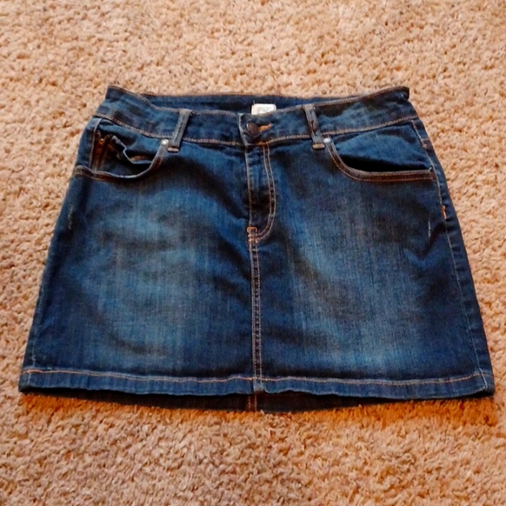 F&F Denim Mini Skirt